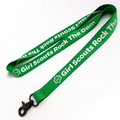 Polyester Lanyard -plastic Lobster claw, 3/4"X36" Screen Printing